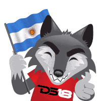 Ds18 Flag Sticker - Ds18 Flag Argentina Stickers