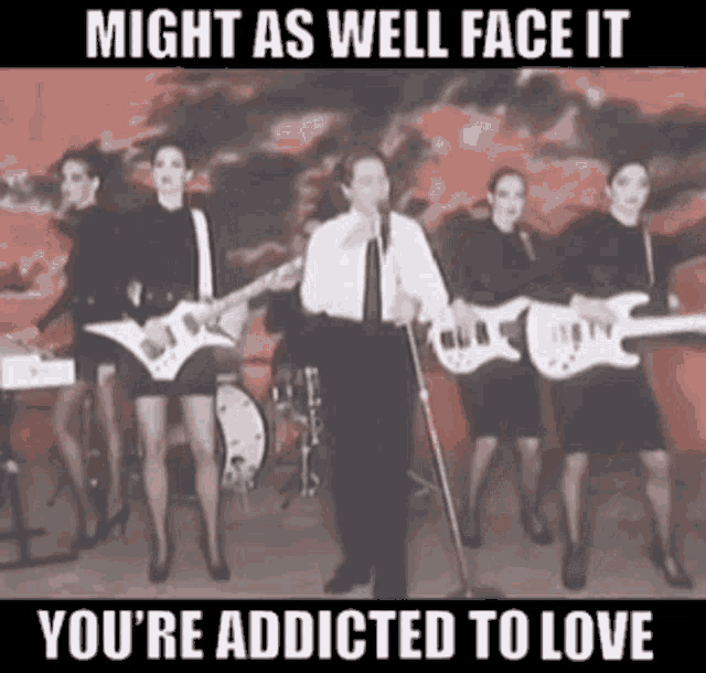 Robert Palmer Addicted To Love GIF - Robert Palmer Addicted To Love Might As Well Face It GIFs