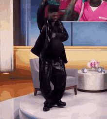 Lil Nas X Dance GIF - Lil Nas X Dance Pregnant GIFs