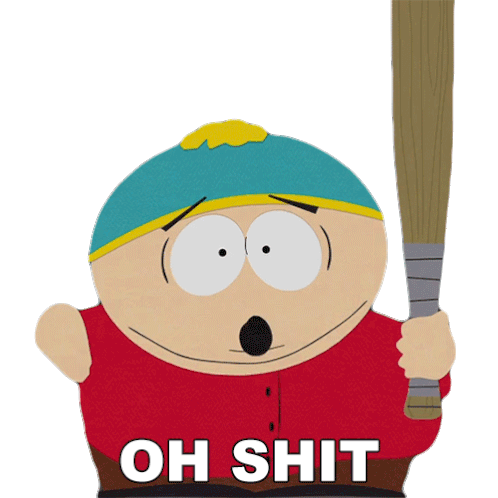 Oh Shit Eric Cartman Sticker - Oh Shit Eric Cartman South Park Stickers