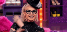 Waving Miss Behave GIF - Waving Miss Behave Rupauls Drag Race All Stars GIFs