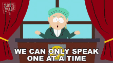 We Can Only Speak One At A Time Major Mcdaniels GIF - We Can Only Speak One At A Time Major Mcdaniels South Park GIFs