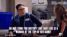 Dont Come At Britney Mateo GIF - Dont Come At Britney Mateo Superstore GIFs