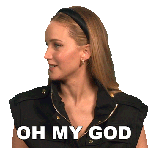 Oh My God Maddie Sticker - Oh My God Maddie Jennifer Lawrence Stickers