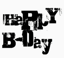 Happy B-day GIF - Text Gifs Happy Birthday Bday GIFs