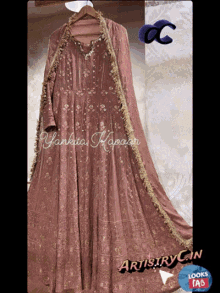 Georgette Gown Sequence Gown GIF - Georgette Gown Sequence Gown Sr1441 GIFs