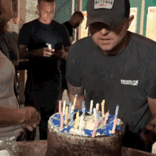 breathing fire fire reverse birthday cake