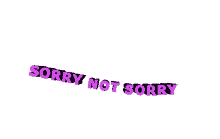 sorry sorry