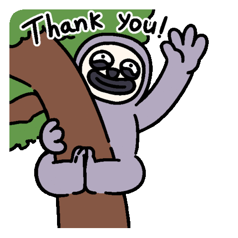 Folded Hands Thank You Sticker - Folded Hands Thank You Thanking Stickers