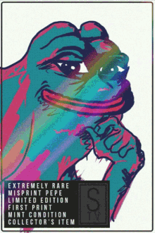 Ultra Rare Pepe First Print GIF - Ultra Rare Pepe First Print Limited Edition GIFs