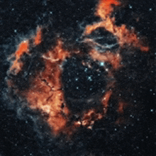 a picture of a nebula in space with a lot of stars
