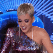 Gagging Katy Perry GIF