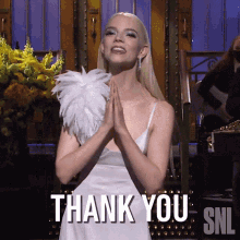 Thank You Very Much Anya Taylor Joy GIF - Thank You Very Much Anya Taylor Joy Saturday Night Live GIFs