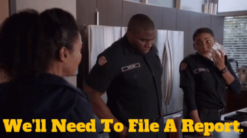Station19 Dean Miller GIF - Station19 Dean Miller Well Need To File A Report GIFs