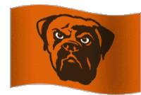 Cleveland Browns Angry Sticker - Cleveland Browns Angry Bulldog Stickers