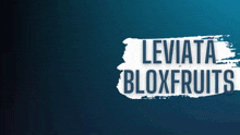 a blue background with the words levita bloxfruits on it