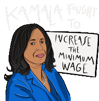 Kamala Fought Marriage Equality Sticker - Kamala Fought Marriage Equality Increase Minimum Wage Stickers