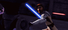 Obi Wan Lightsaber GIF - Obi Wan Lightsaber Tcw GIFs