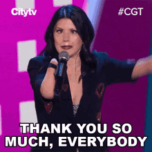 Thank You So Much Everybody Courtney Gilmour GIF - Thank You So Much Everybody Courtney Gilmour Canadas Got Talent GIFs