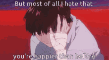 Cut4mike Shinji Ikari GIF - Cut4mike Shinji Ikari I Hate That Youre Happy GIFs