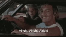 Alright Alright Alright Dazed And Confused GIF - Alright Alright Alright Dazed And Confused Matthew Mc Conaughey GIFs
