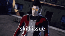 Skill Issue No More Heros GIF - Skill Issue No More Heros Travis Touchdown GIFs