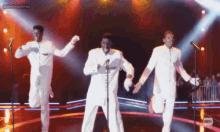 new edition performances all white outfits time to get it