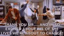 Excited Seinfeld GIF - Excited Seinfeld Thank You Sir GIFs