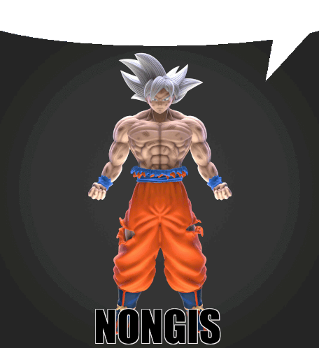 Nongis Goku Sticker - Nongis Goku Stickers