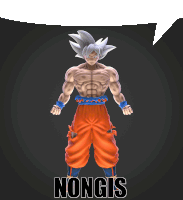 Nongis Goku Sticker - Nongis Goku Stickers