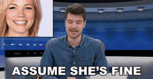 Assume Shes Fine Benedict Townsend GIF - Assume Shes Fine Benedict Townsend Youtuber News GIFs
