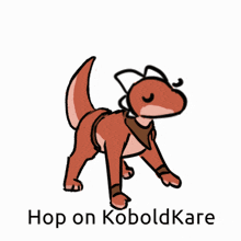 Hop On Kobold GIF - Hop On Kobold Koboldkare GIFs