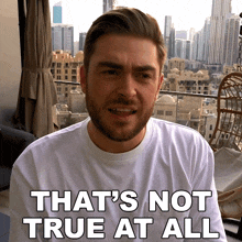 Thats Not True At All Lewis Jackson GIF - Thats Not True At All Lewis Jackson Thats A Lie GIFs
