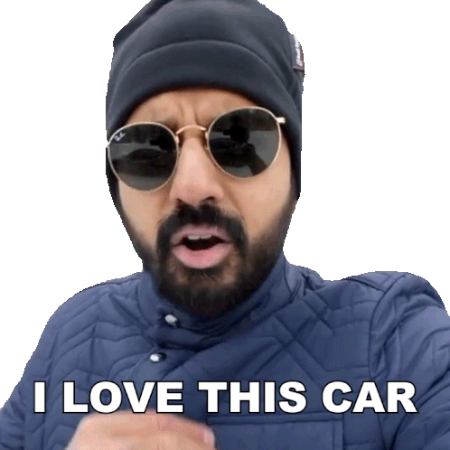 I Love This Car Faisal Khan Sticker - I Love This Car Faisal Khan This Car Is Great Stickers