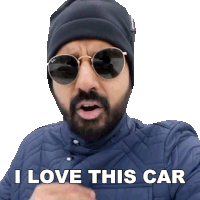 I Love This Car Faisal Khan Sticker - I Love This Car Faisal Khan This Car Is Great Stickers