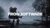 armored core from software fromsoft mecha science fiction
