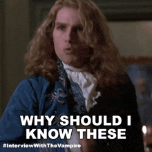 why should i know these is written next to a picture of a man