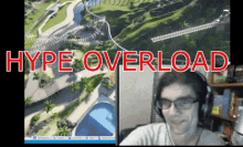 Blind Irl Hype Overload GIF - Blind Irl Hype Overload Planet Coaster GIFs
