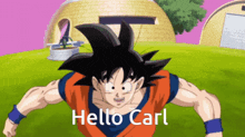 Goku Dragon Ball GIF - Goku Dragon Ball Hello Carl GIFs