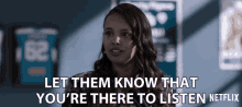 Let Them Know That Youre There To Listen Jessica Davis GIF - Let Them Know That Youre There To Listen Jessica Davis Alisha Boe GIFs