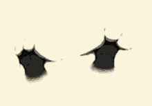 a pair of black paw prints on a white surface