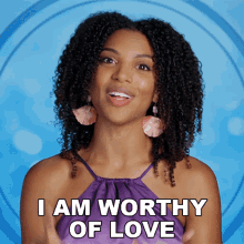 I Am Worthy Of Love Shea Lynn Noyes GIF - I Am Worthy Of Love Shea Lynn Noyes The Real Love Boat GIFs