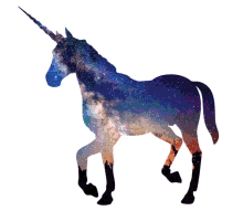 Unicorn Space GIF