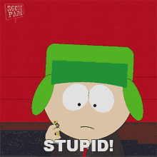 Stupid Kyle Broflovski GIF - Stupid Kyle Broflovski South Park GIFs