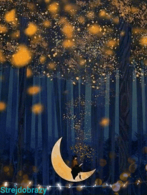 moon and stars tumblr gif