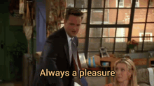 Chandler Always A Pleasure GIF