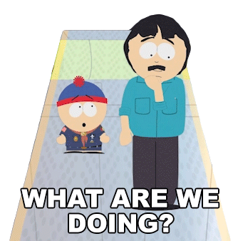 What Are We Doing Stan Marsh Sticker - What Are We Doing Stan Marsh Randy Marsh Stickers