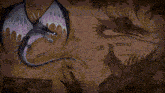 a drawing of a dragon with the word spirit written on the bottom