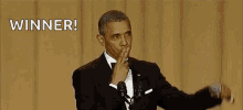 Win Obama GIF - Win Obama Mic Drop GIFs