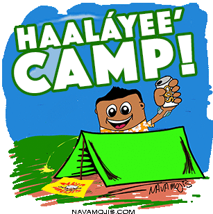 Lets Go Camping Navamojis Camping Sticker - Lets Go Camping Navamojis Camping I Love Camping Stickers